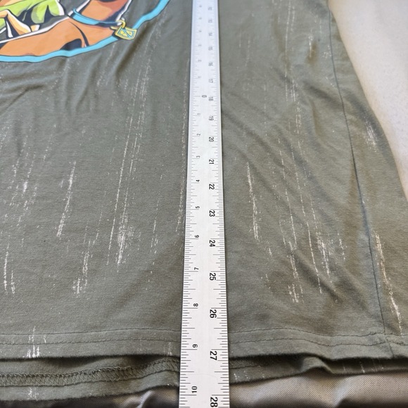 Scooby Doo Young Men Short Sleeve T-shirt Size 3XL Green Graphic Tee - Picture 6 of 8